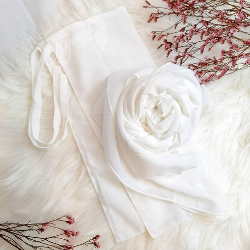 Hijab+Niqab - White